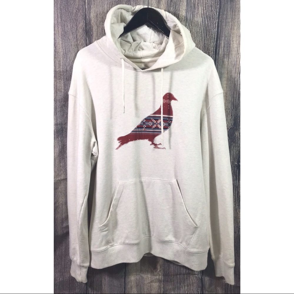 Staple Pigeon Embroidered Aztec Hoodie Sweatshirt